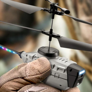 guy with glove holding Military Simulation Modeling Odessey Helidrone