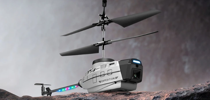 Odessey Helidrone in misty background